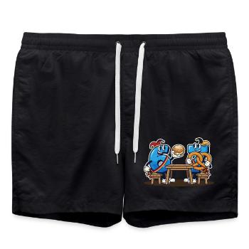 Mème italien 67 Six Seven 6 7 - Short de bain - noir - Devant - AI Model Male 185 light (185cm)