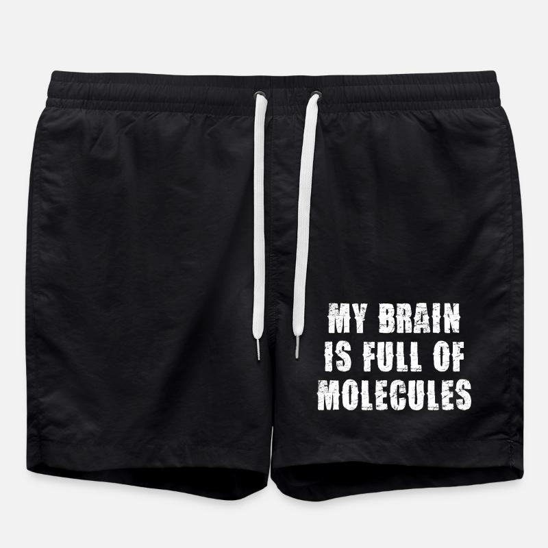Un cerveau plein de molécules - Short de bain - noir