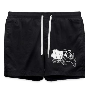Whale - Swim Trunks - black - Front - AI Model Male 185 light (185cm)