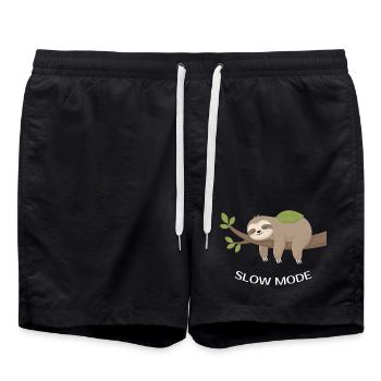 Langsam-Modus-Fault auf Ast - Badeshorts - Schwarz - Vorne - AI Model Male 185 light (185cm)