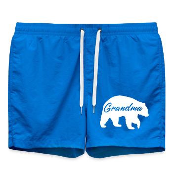 Grandma Bear süßes Geschenkhemd - Badeshorts - Cobalt blue - Vorne