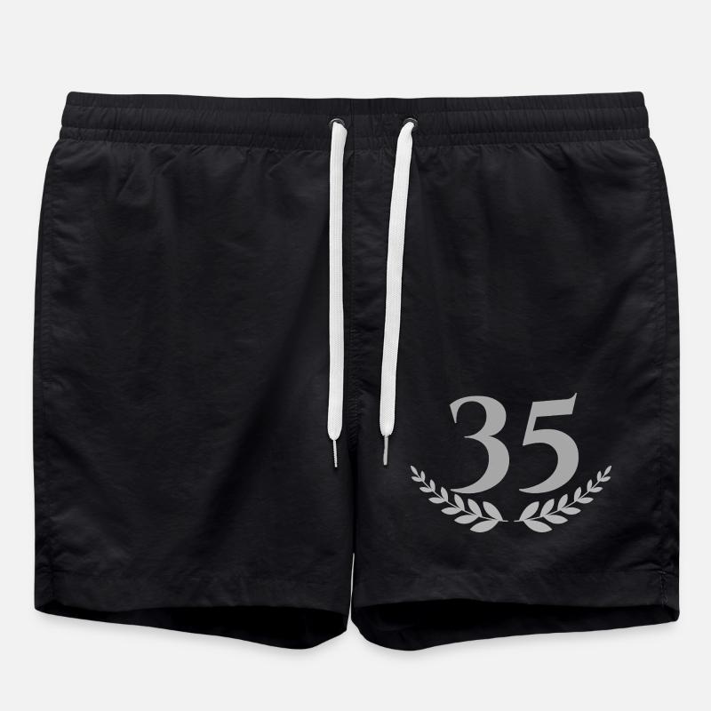 35 - Short de bain - noir