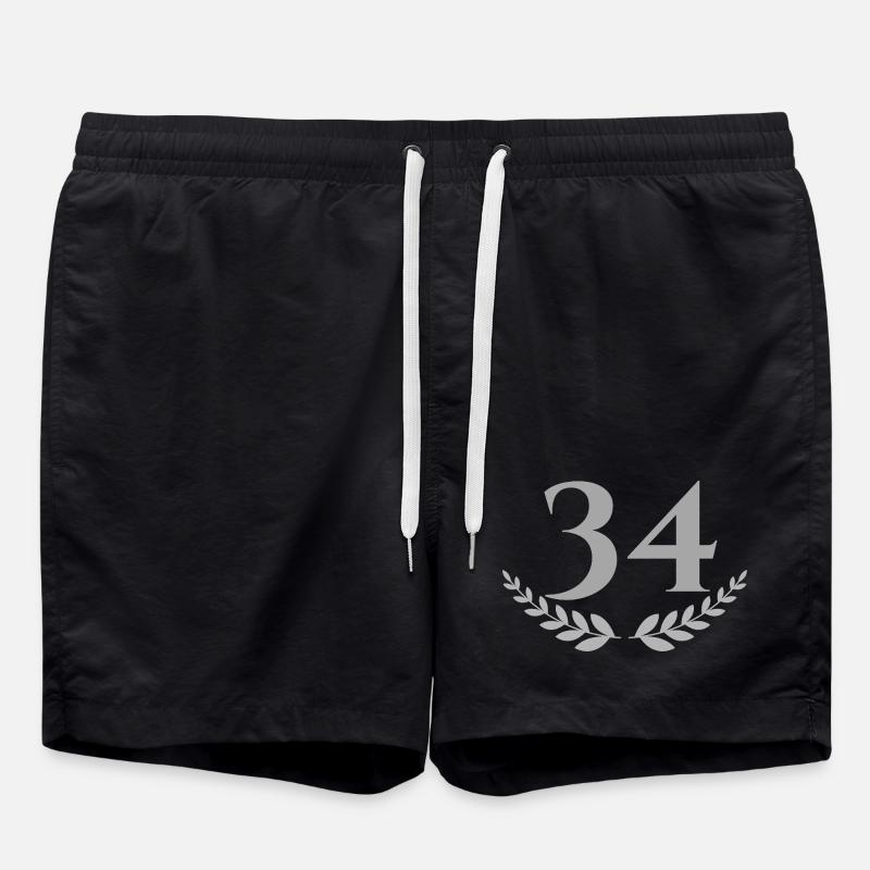 34   - Badeshorts - Schwarz