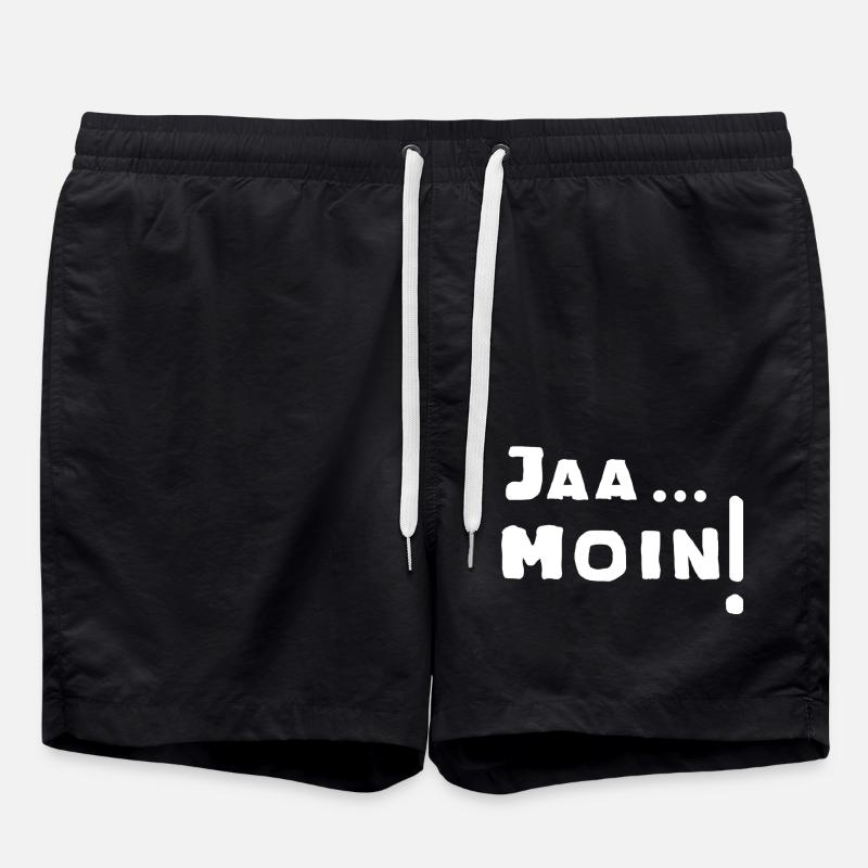 moin! - Badeshorts - Schwarz