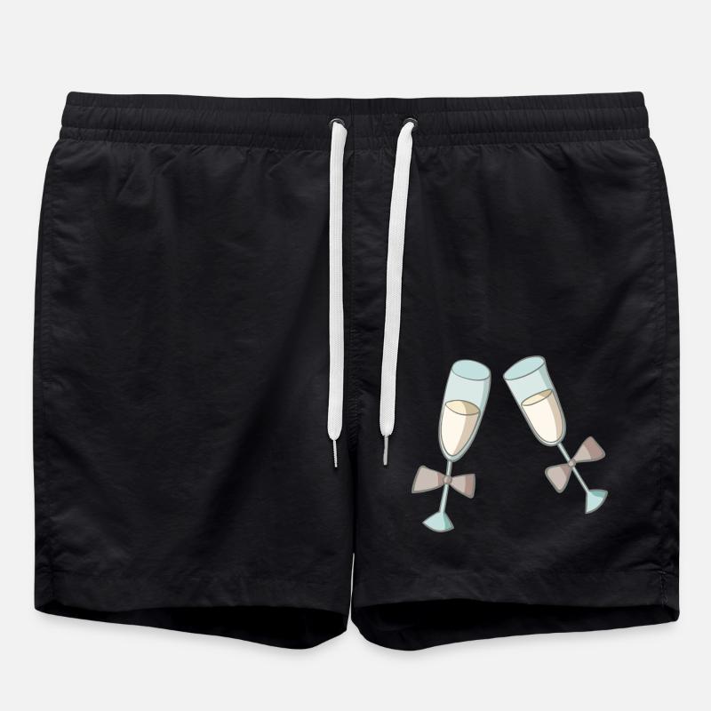 Sekt - Swim Trunks - black