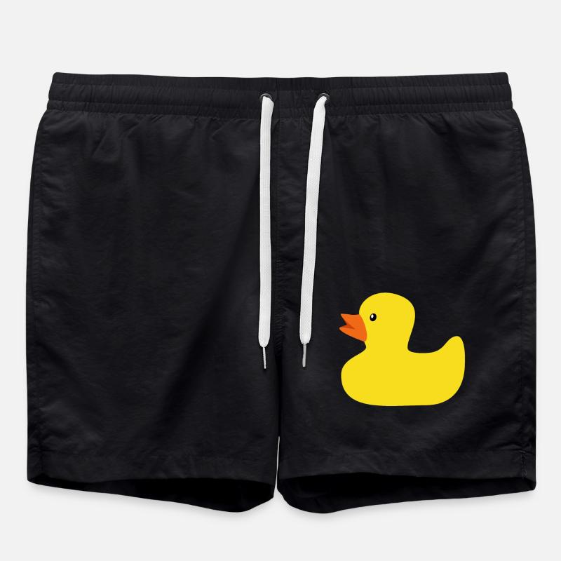 canard en caoutchouc - Short de bain - noir