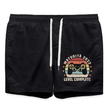 Maturité 2022 niveau complet - Short de bain - noir - Devant - AI Model Male 185 light (185cm)