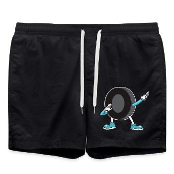Eishockey Hockey sur glace - Short de bain - noir - Devant - AI Model Male 185 light (185cm)