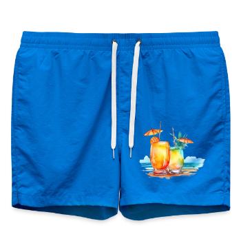 COCKTAIL ON THE BEACH - Swim Trunks - cobalt blue - Front