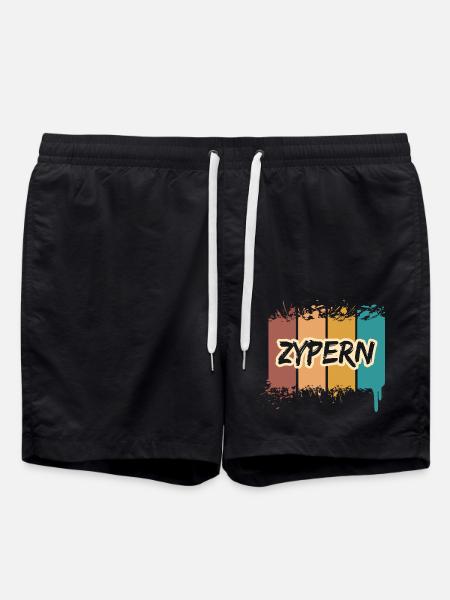 Gift for Cyprus - Swim Trunks - black