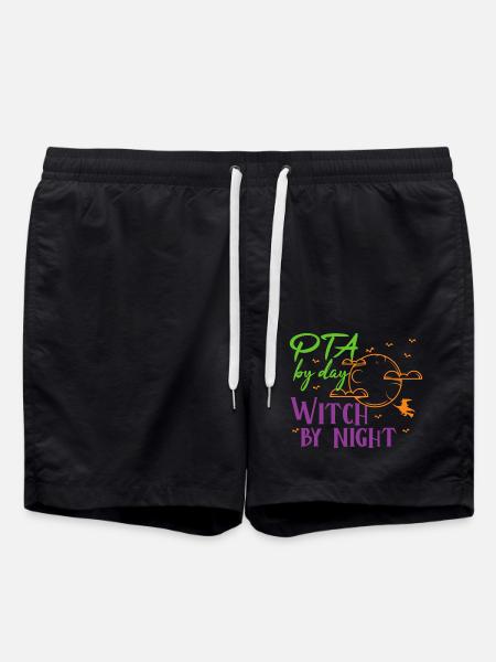 PTA Halloween | Witch by night - Swim Trunks - black