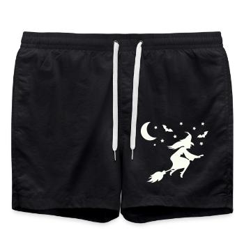 Witch - Swim Trunks - black - Front - AI Model Male 185 light (185cm)