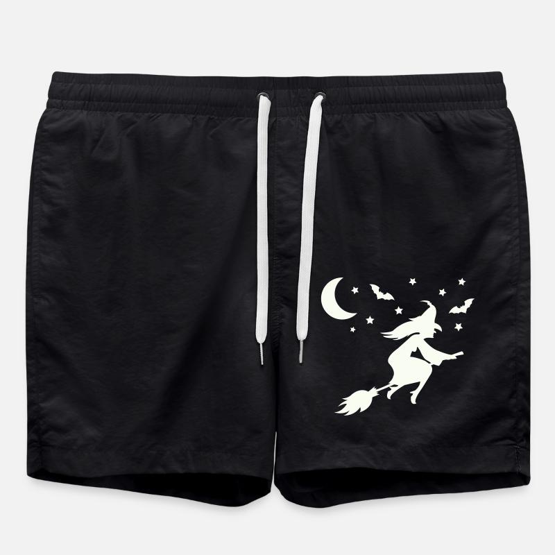 Witch - Swim Trunks - black