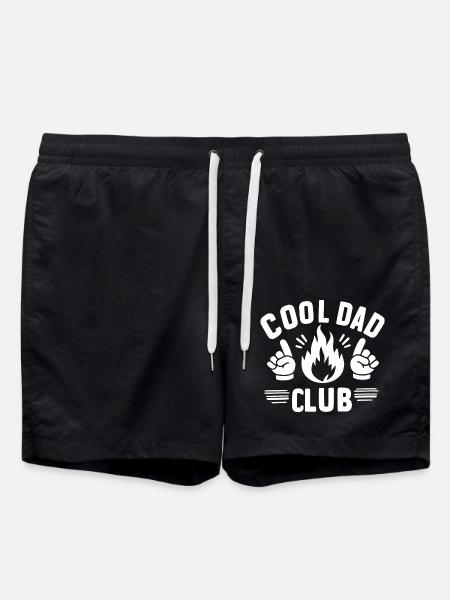 Cool Dad Club - Swim Trunks - black