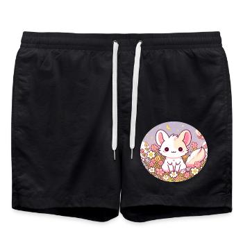 Cercle Kawaï - Short de bain - noir - Devant - AI Model Male 185 light (185cm)