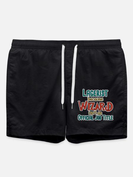 Warehouse Clerk Wizard - Swim Trunks - black