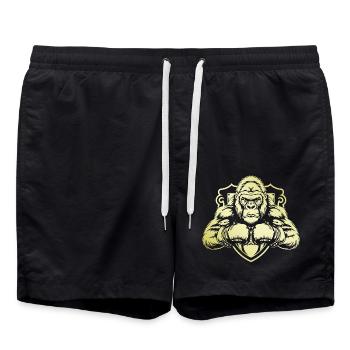 Boxer Gorille - Short de bain - noir - Devant - AI Model Male 185 light (185cm)