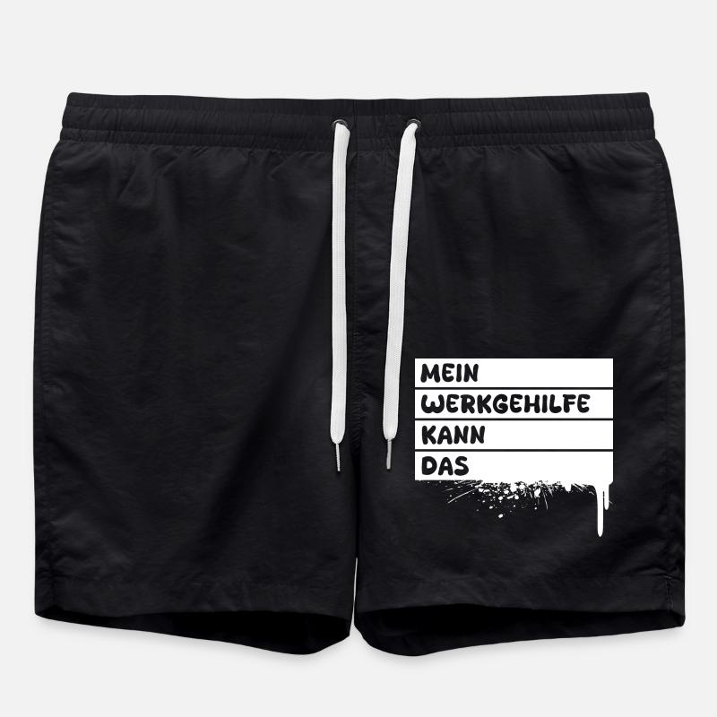 Profession : Assistante - Short de bain - noir