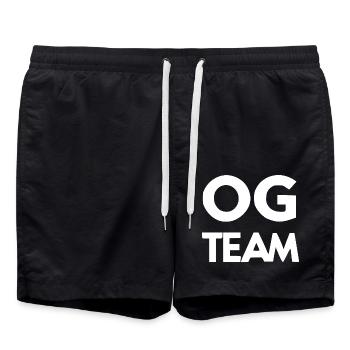 OG-Team - Badeshorts - Schwarz - Vorne - AI Model Male 185 light (185cm)