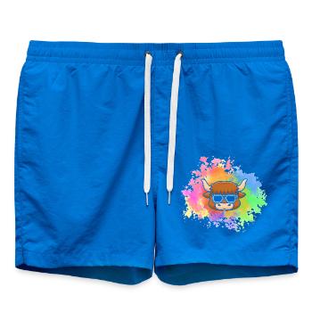 Bovins de buffle Bœufs - Short de bain - cobalt blue - Devant