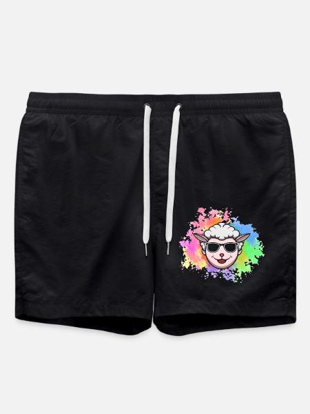 Shepherd Sheep - Swim Trunks - black