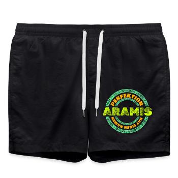 Aramis - Badeshorts - Schwarz - Vorne - AI Model Male 185 light (185cm)