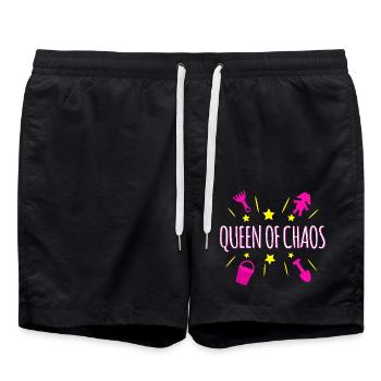Reine du Chaos - Short de bain - noir - Devant - AI Model Male 185 light (185cm)
