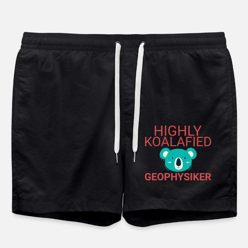 Géophysicien Koalafied Geophysics - Short de bain - noir
