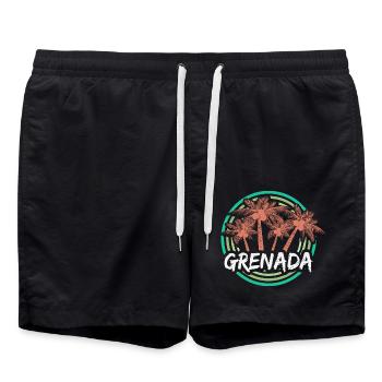 Cadeau pour la Grenade - Short de bain - noir - Devant - AI Model Male 185 light (185cm)