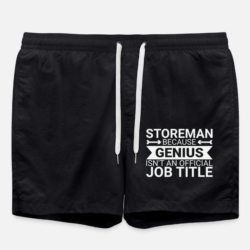 Storeman Genius - Swim Trunks - black