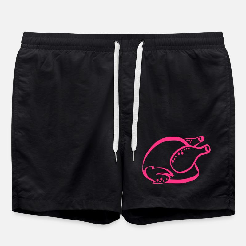 chicken - Swim Trunks - black
