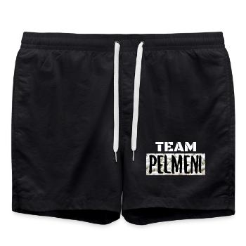 Team Pelmeni Team Group JGA Gift - Swim Trunks - black - Front - AI Model Male 185 light (185cm)