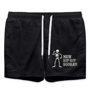 Nouvelle idée de cadeau pour la chirurgie de l'opération Hip Hip Hourra Hip - Short de bain - noir - Devant - AI Model Male 185 light (185cm)