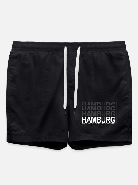 Hamburg - Badeshorts - Schwarz