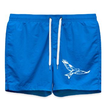 Milan in white - Swim Trunks - cobalt blue - Front