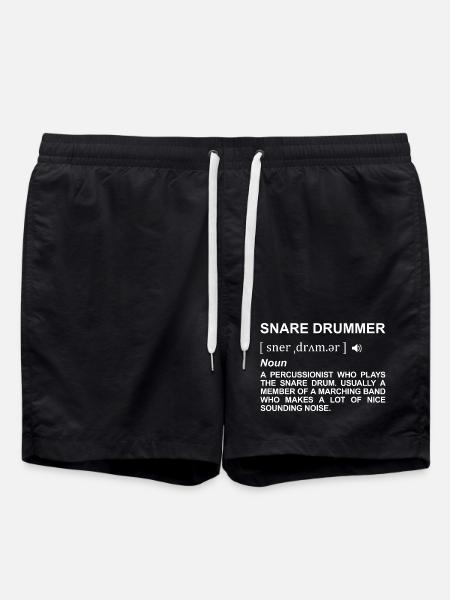 Drummer Definition - Swim Trunks - black