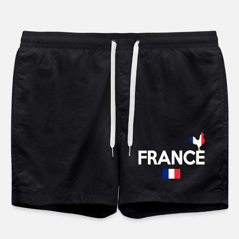 FRANCE - Swim Trunks - black