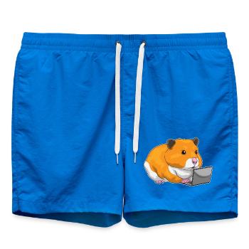 Ordinateur portable Hamster - Short de bain - cobalt blue - Devant