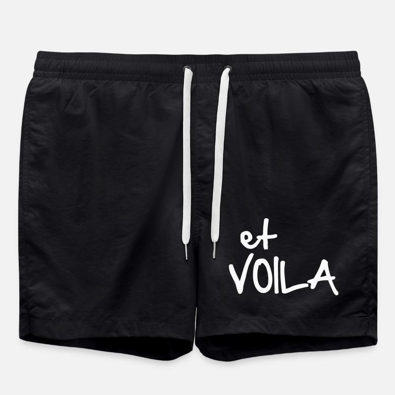 ET VOILA - Badeshorts - Schwarz