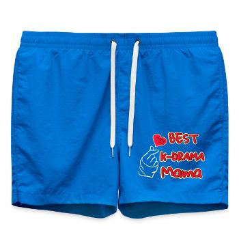 Meilleure maman best kdrama mama - Short de bain - cobalt blue - Devant