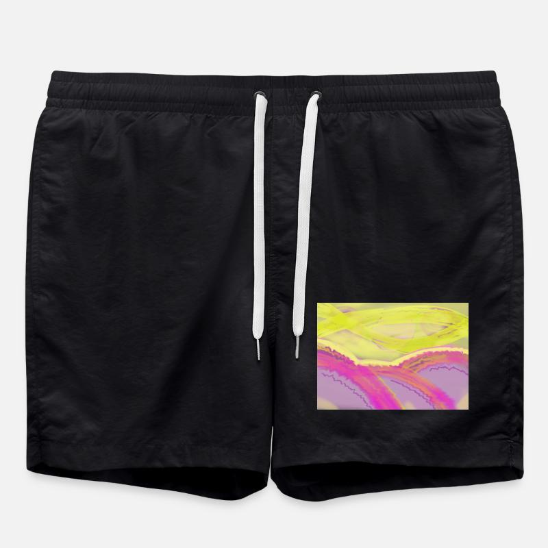 Drei Sonnen - Badeshorts - Schwarz