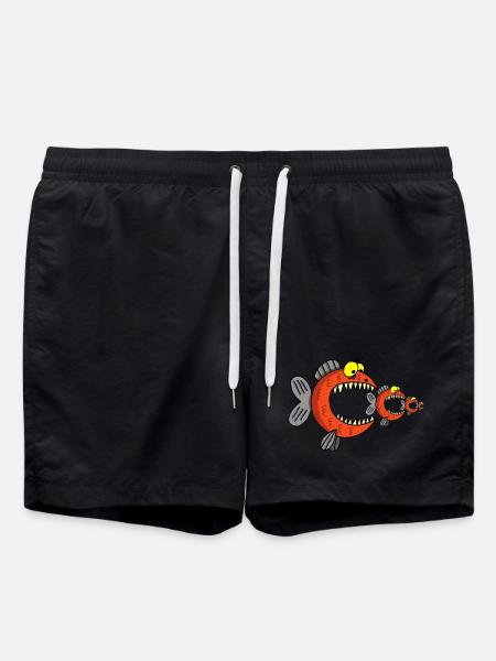 Die Nahrungskette - Badeshorts - Schwarz