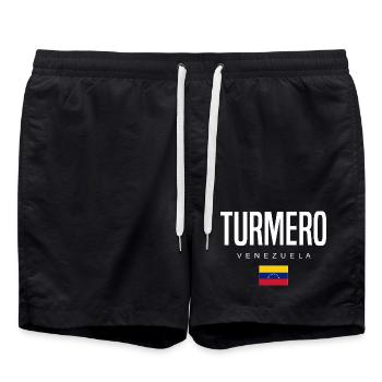 Turmero Venezuela - Swim Trunks - black - Front - AI Model Male 185 light (185cm)