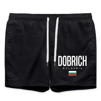 Dobrich Bulgarie - Short de bain - noir - Devant - AI Model Male 185 light (185cm)