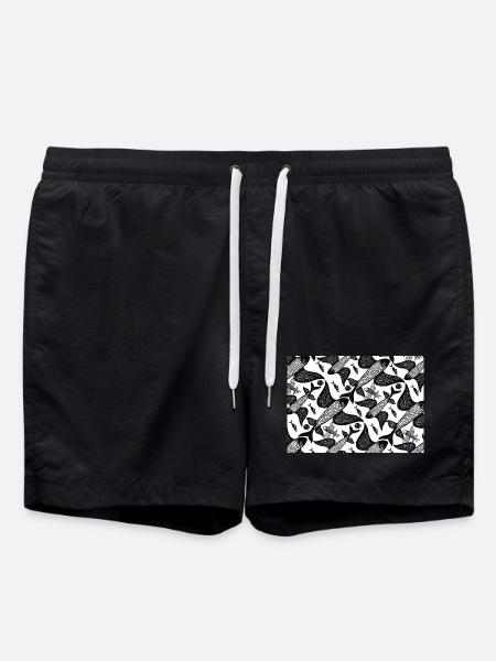 Labyrinth_der_Fische - Swim Trunks - black