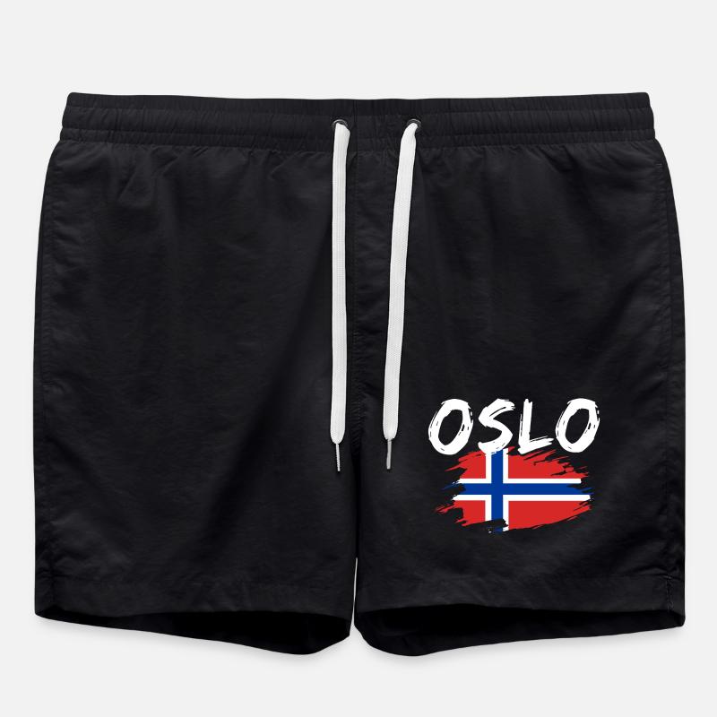 Oslo, Norvège - Short de bain - noir