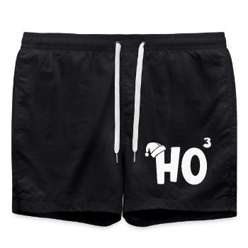 HO³ Christmas Formula - Badeshorts - Schwarz - Vorne - AI Model Male 185 light (185cm)