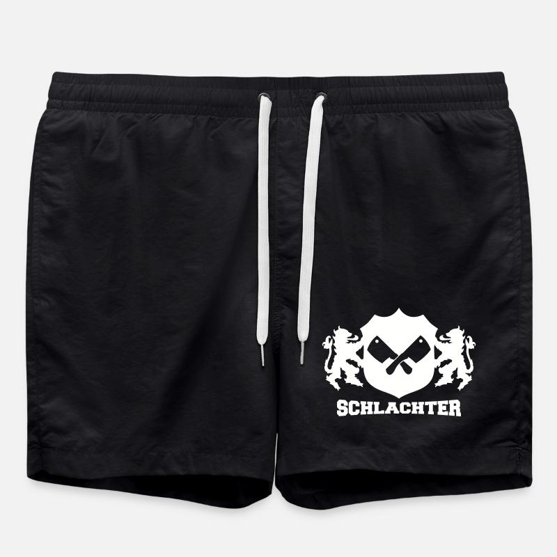 Butcher Emblem - Swim Trunks - black