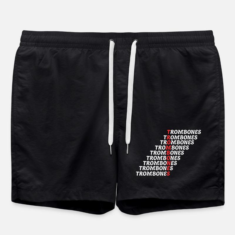 TROMBONES - Swim Trunks - black