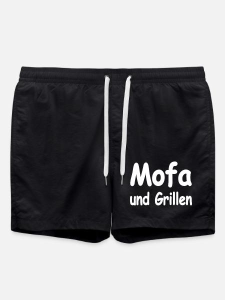 Mobylette - Short de bain - noir